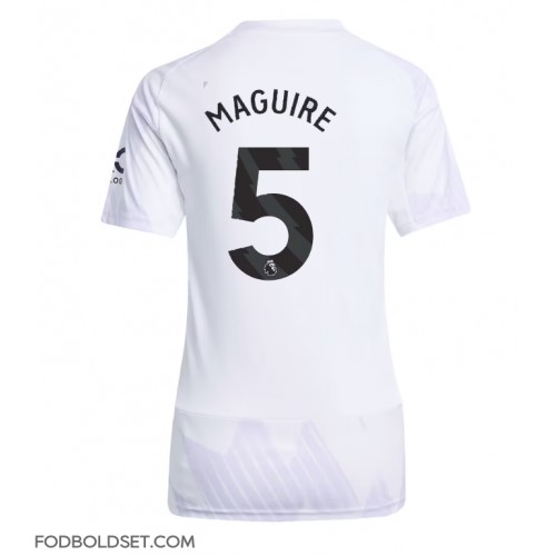 Manchester United Harry Maguire #5 Udebanetrøje Dame 2025-26 Kortærmet